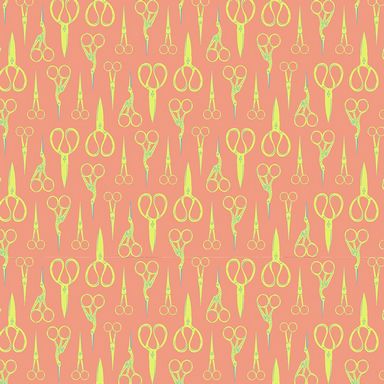 Crane Scissors in Cantaloupe