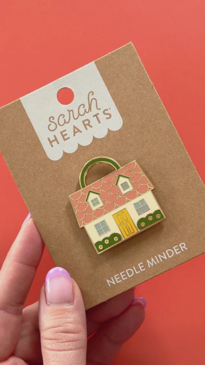 Needlepoint House Magnetic Needle Minder