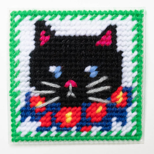 Black Cat Needlepoint Kit