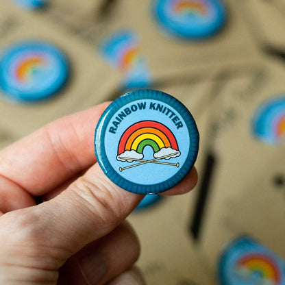 Rainbow Knitter Knitting Merit Badge