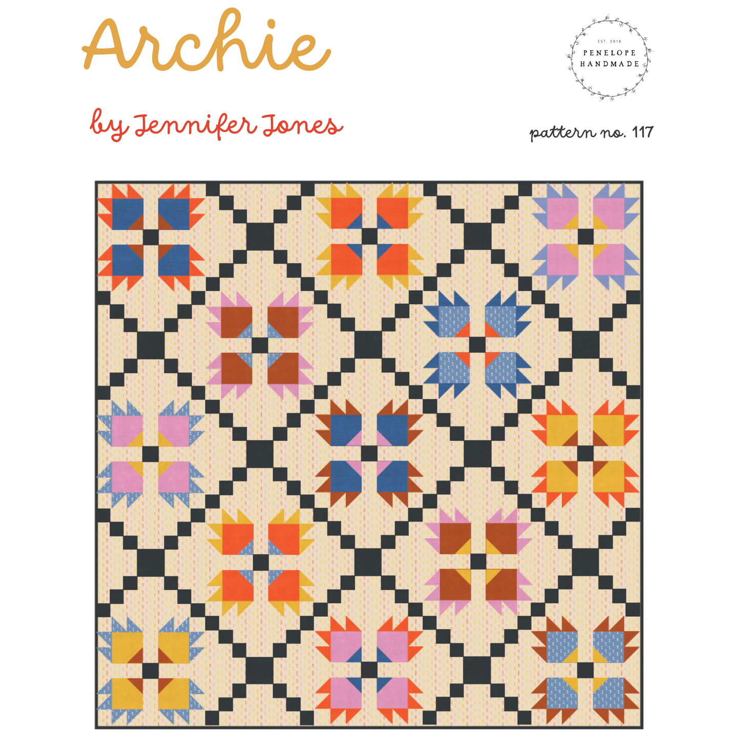 Archie Quilt Pattern  |  Paper Version