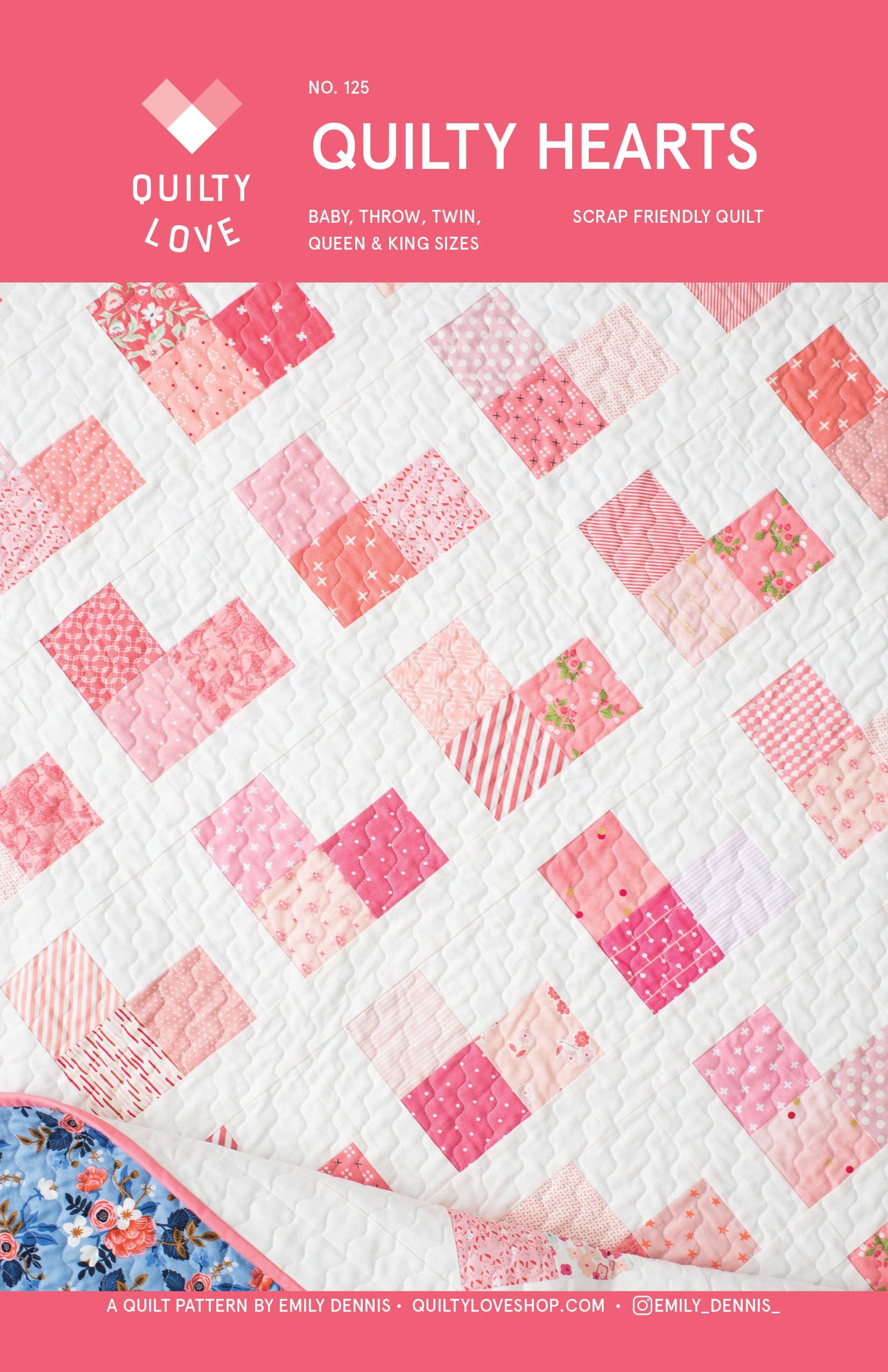 Quilty Hearts PAPER Quilt Pattern – Cool People Sew