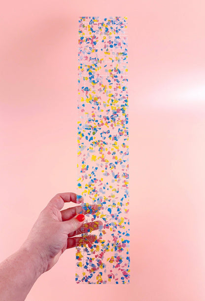 Fat Quarter Quilting Ruler : Confetti