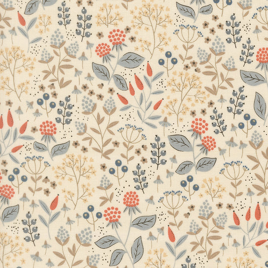 Leaves and Berries in Pearl