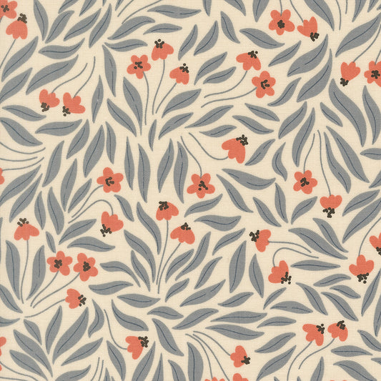 Flowy Flowers in Pearl