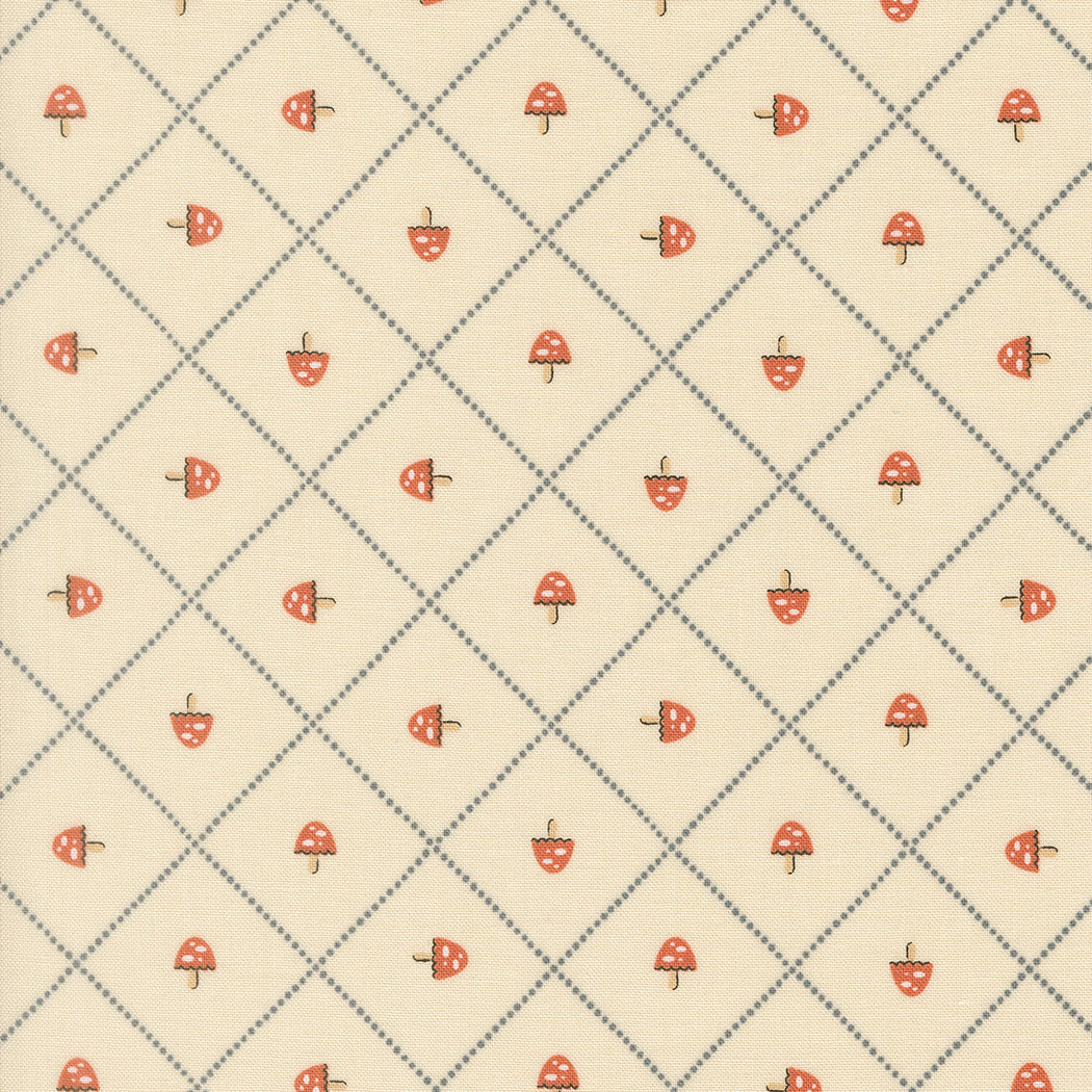 Mushroom and Grid in Pearl