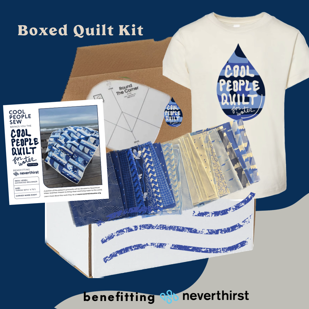 Water Boxed Quilt Kit