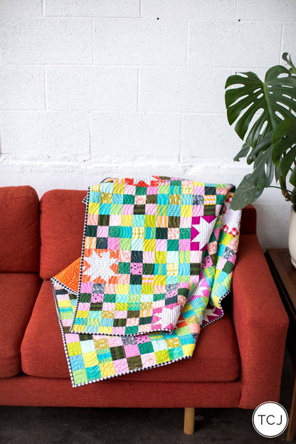 Campfire Glow Quilt Pattern - Printed