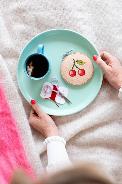 Cherry Cross Stitch Kit