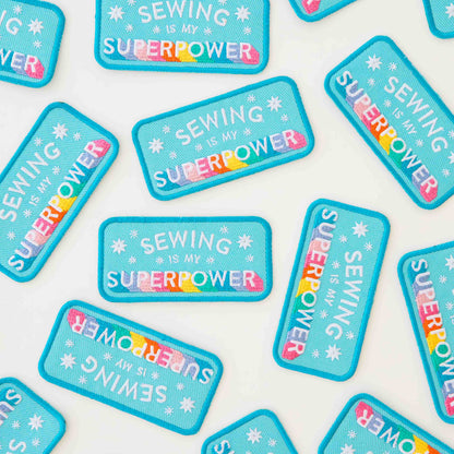 Sewing is my Superpower Iron-On Patch