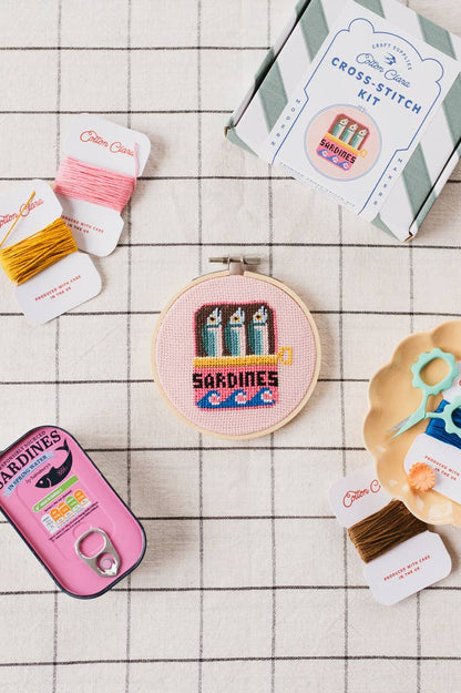 Sardines Cross Stitch Kit