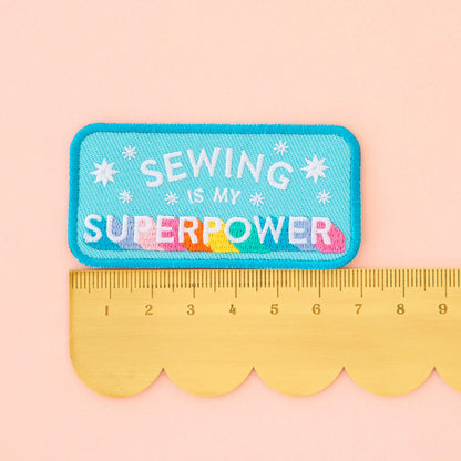 Sewing is my Superpower Iron-On Patch