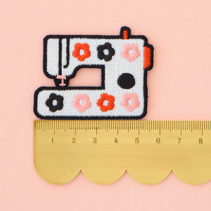 Daisy Sewing Machine Iron-On Patch