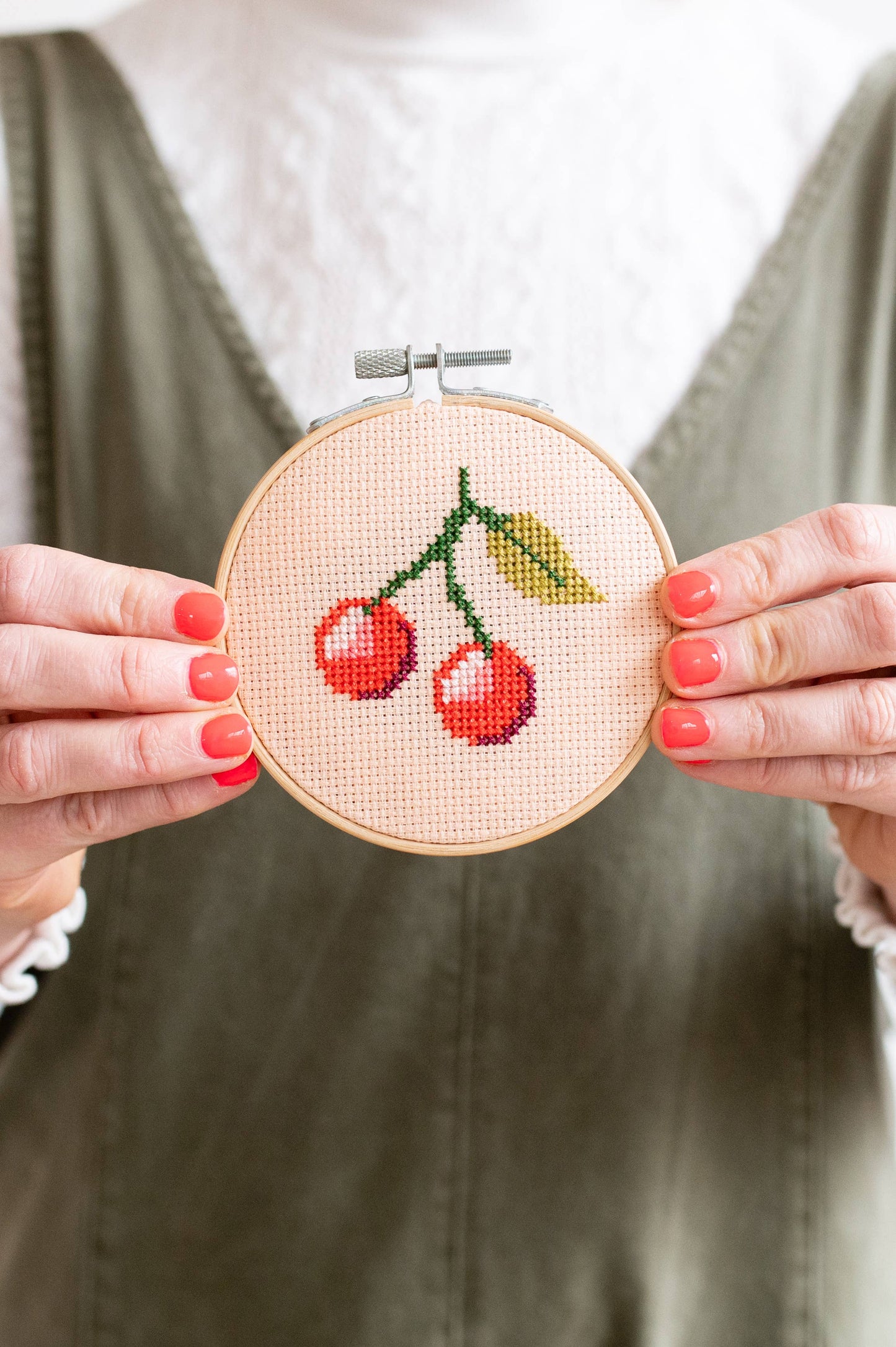 Cherry Cross Stitch Kit