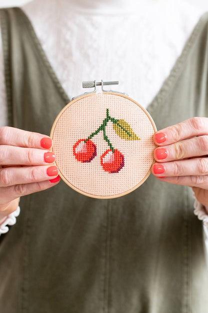 Cherry Cross Stitch Kit