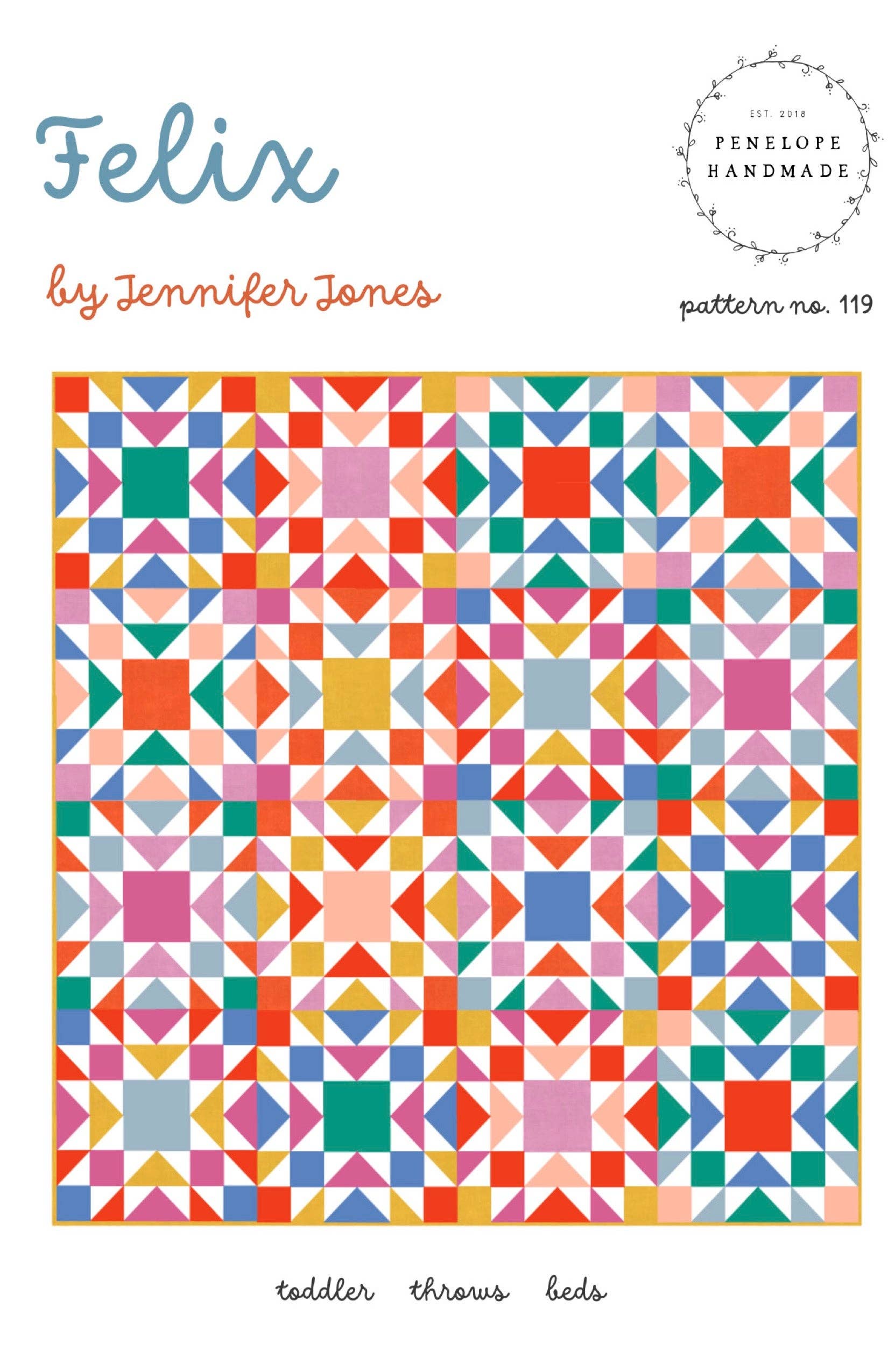 Felix Quilt Pattern | Paper Version – Cool People Sew