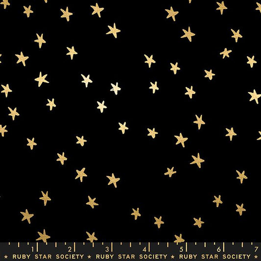 Starry in Metallic Black Gold