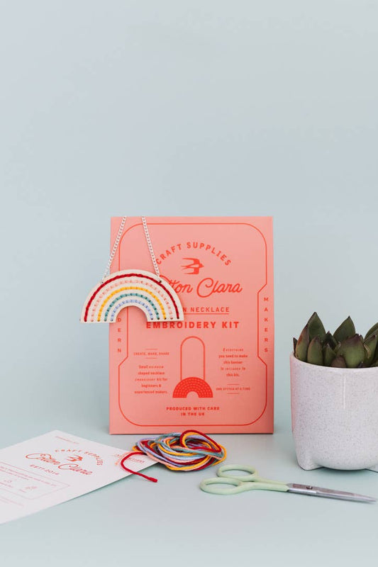 Rainbow Necklace Embroidery Board Kit