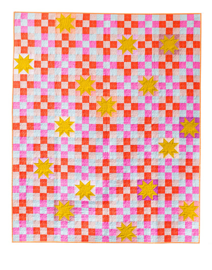 Campfire Glow Quilt Pattern - Printed