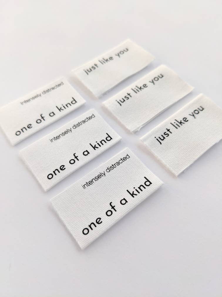 One Of A Kind, Just Like You | Cotton Luxe Labels