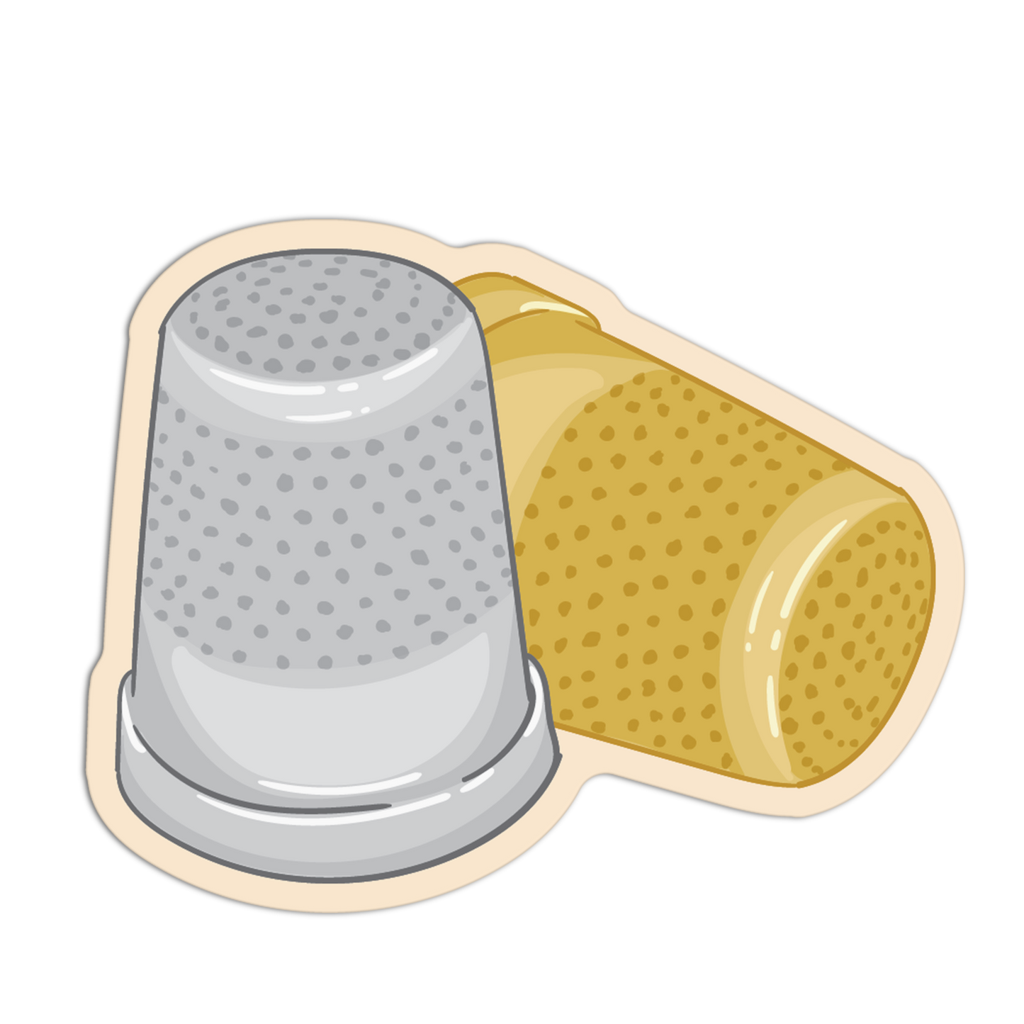 Sewing Thimbles Sewing Kit Sticker