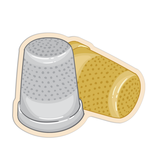 Sewing Thimbles Sewing Kit Sticker