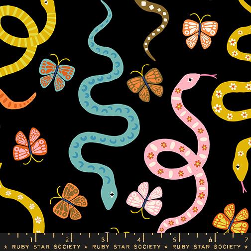Garden Snake in Black