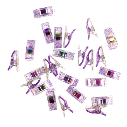 Wild Flower Glitter Clips | Pack of 25