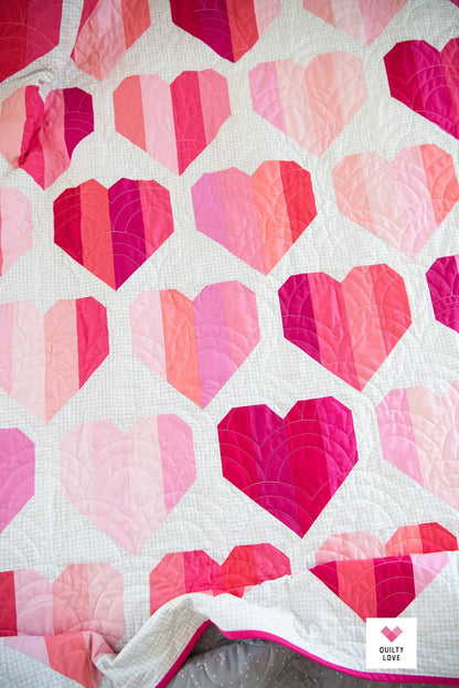 Infinite Hearts PAPER Quilt Pattern