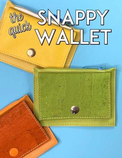 The Quick Snappy Wallet Pattern: Paper Pattern