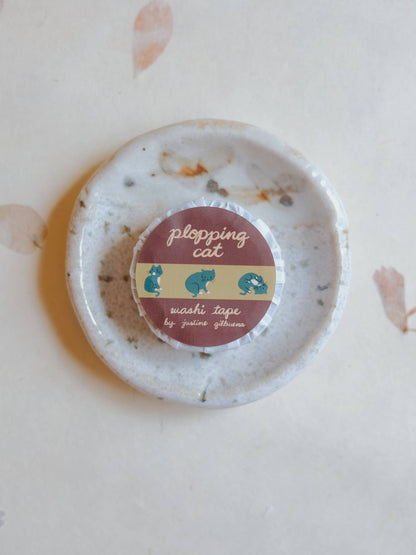 Plopping Cat Washi Tape