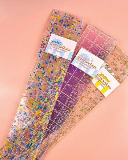 Fat Quarter Quilting Ruler : Confetti