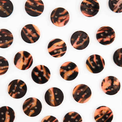Tortoise Shell Large 1" Buttons
