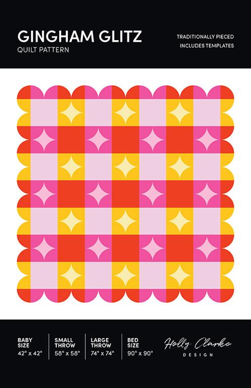 Gingham Glitz Quilt Printed Pattern