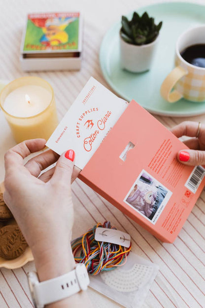 Rainbow Necklace Embroidery Board Kit