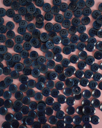 Midnight 1/2" Corozo Nut Buttons: Set of 8