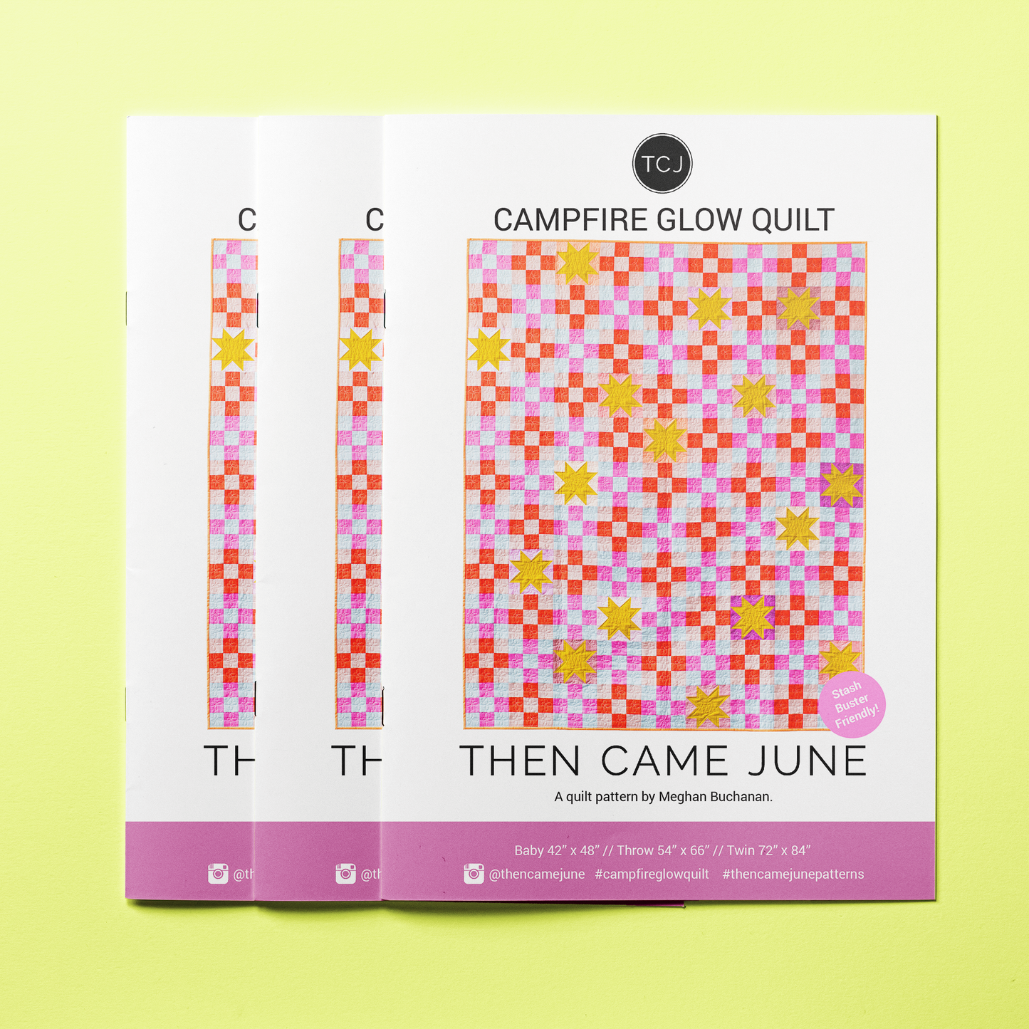 Campfire Glow Quilt Pattern - Printed