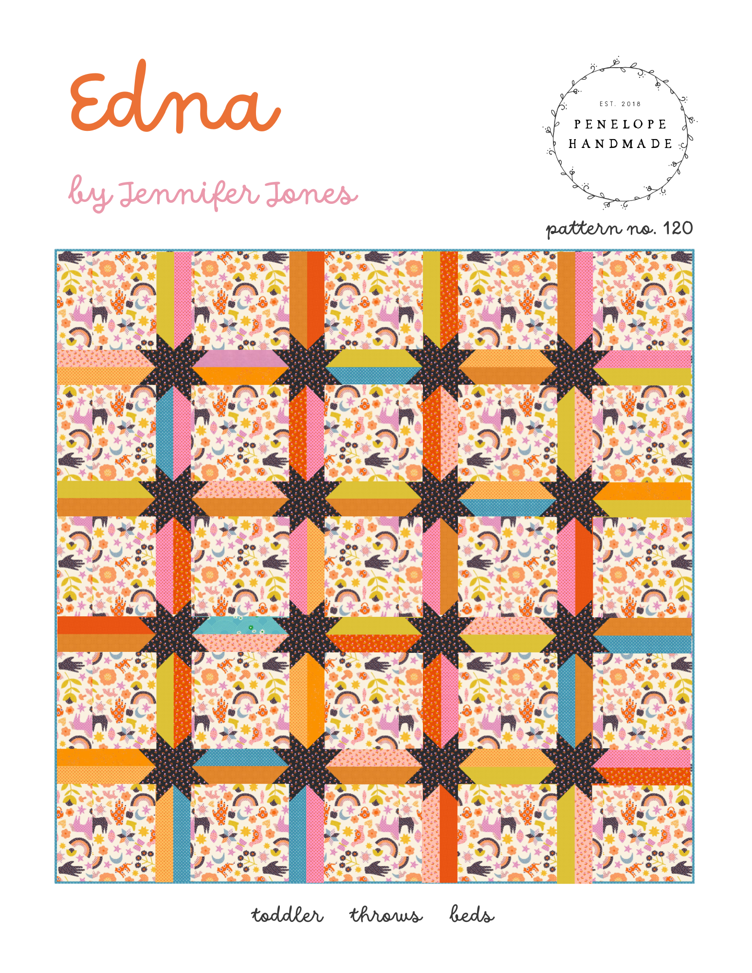 Edna Quilt Pattern | Paper Version – Cool People Sew