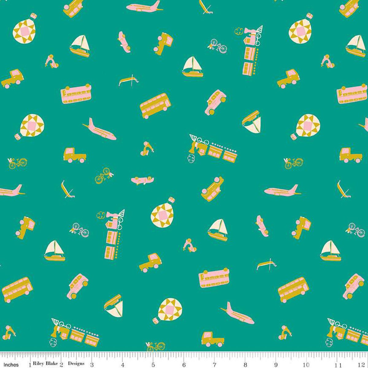 Modes of Travel in Teal