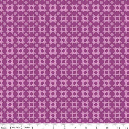 Patchwork Piazza in Grape