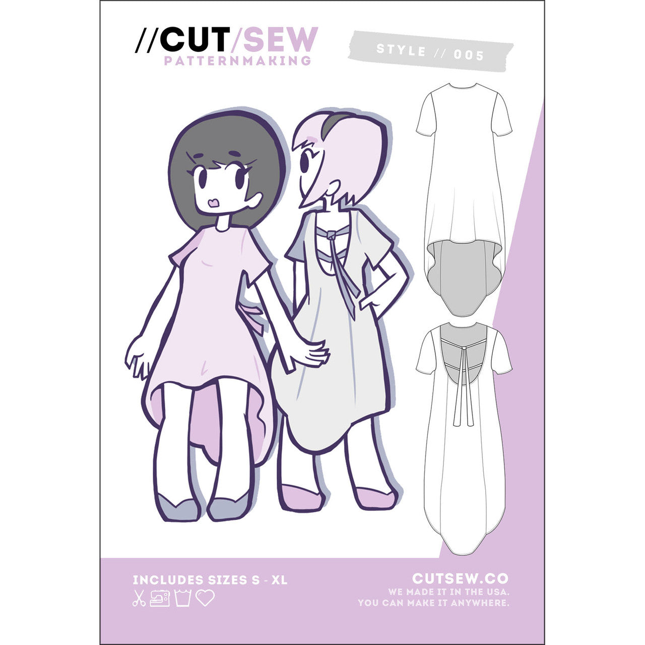 Ribbon Shirtdress Pattern