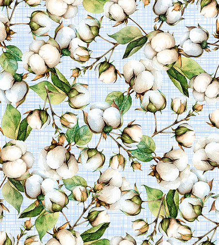 Cotton in Blue