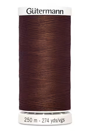 Chocolate - Sew-all Polyester All Purpose Thread 250m/273yds