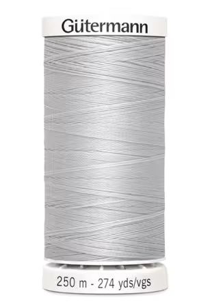 Silver - Sew-all Polyester All Purpose Thread 250m/273yds