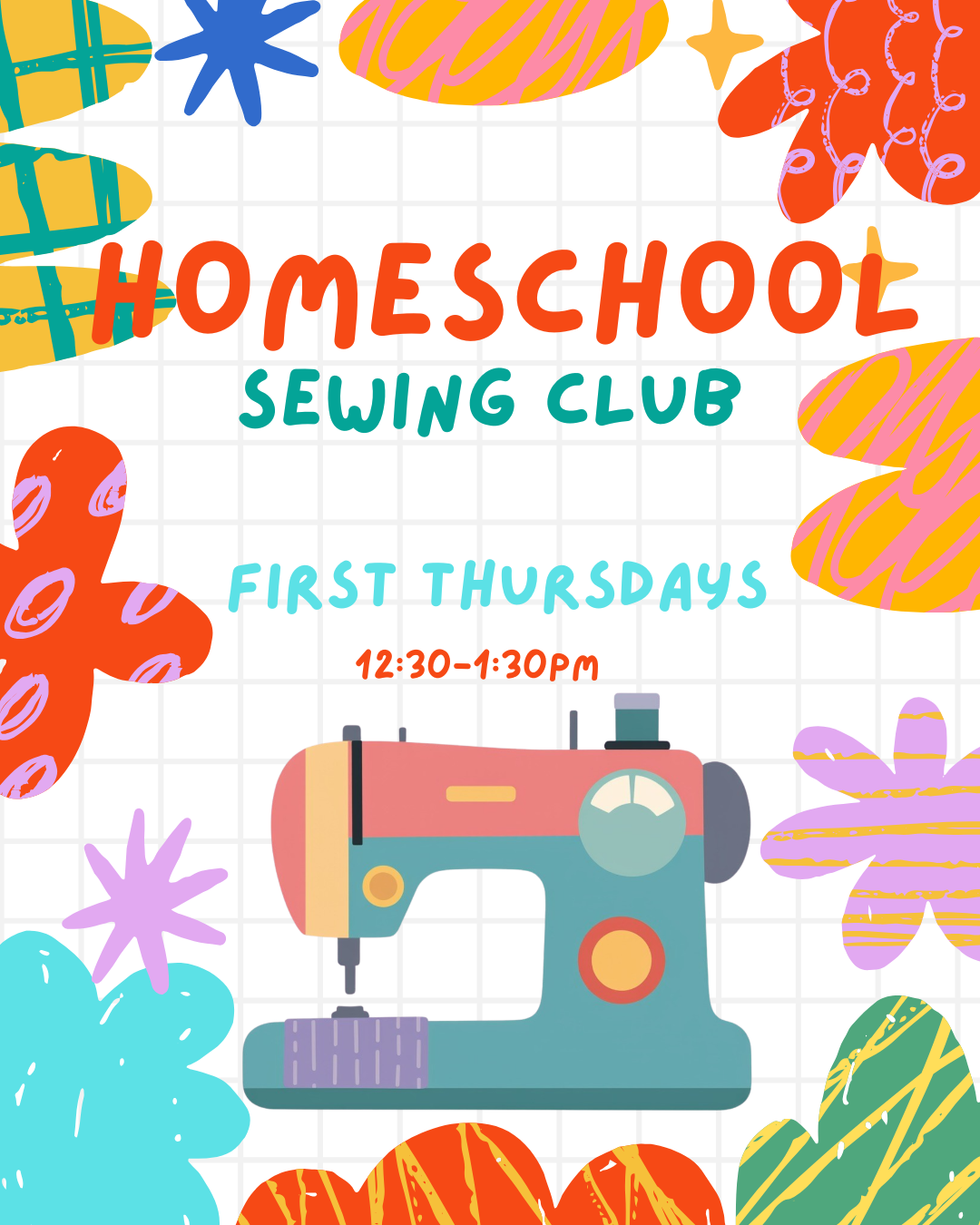 Homeschool Monthly Sewing Club!