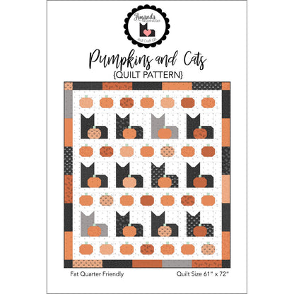 Pumpkins and Cats Quilt Pattern