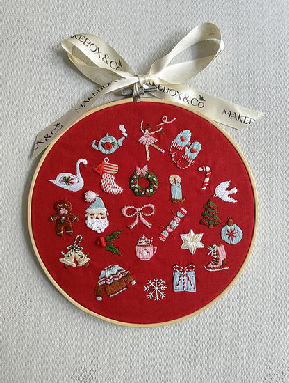 MakeBox & Co. The 24 Days of Advent Embroidery Kit