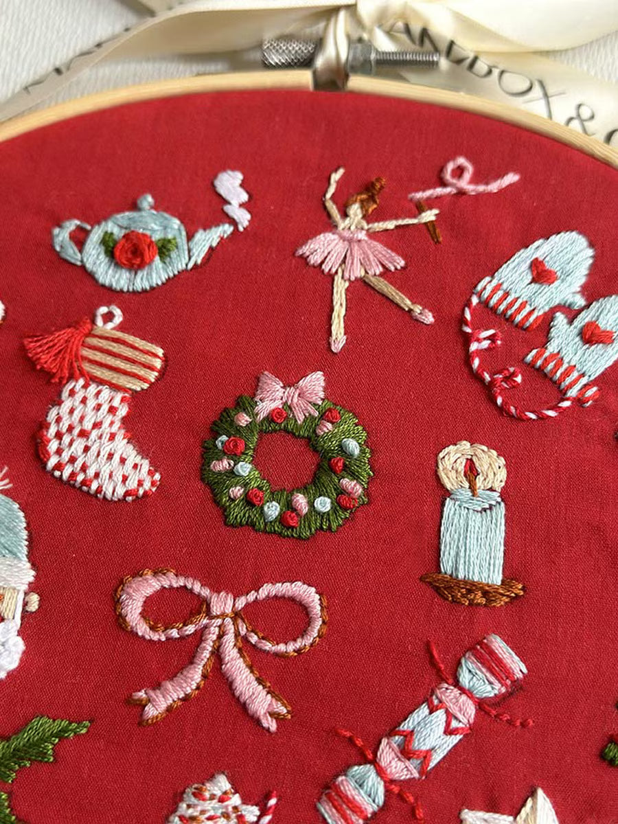 MakeBox & Co. The 24 Days of Advent Embroidery Kit