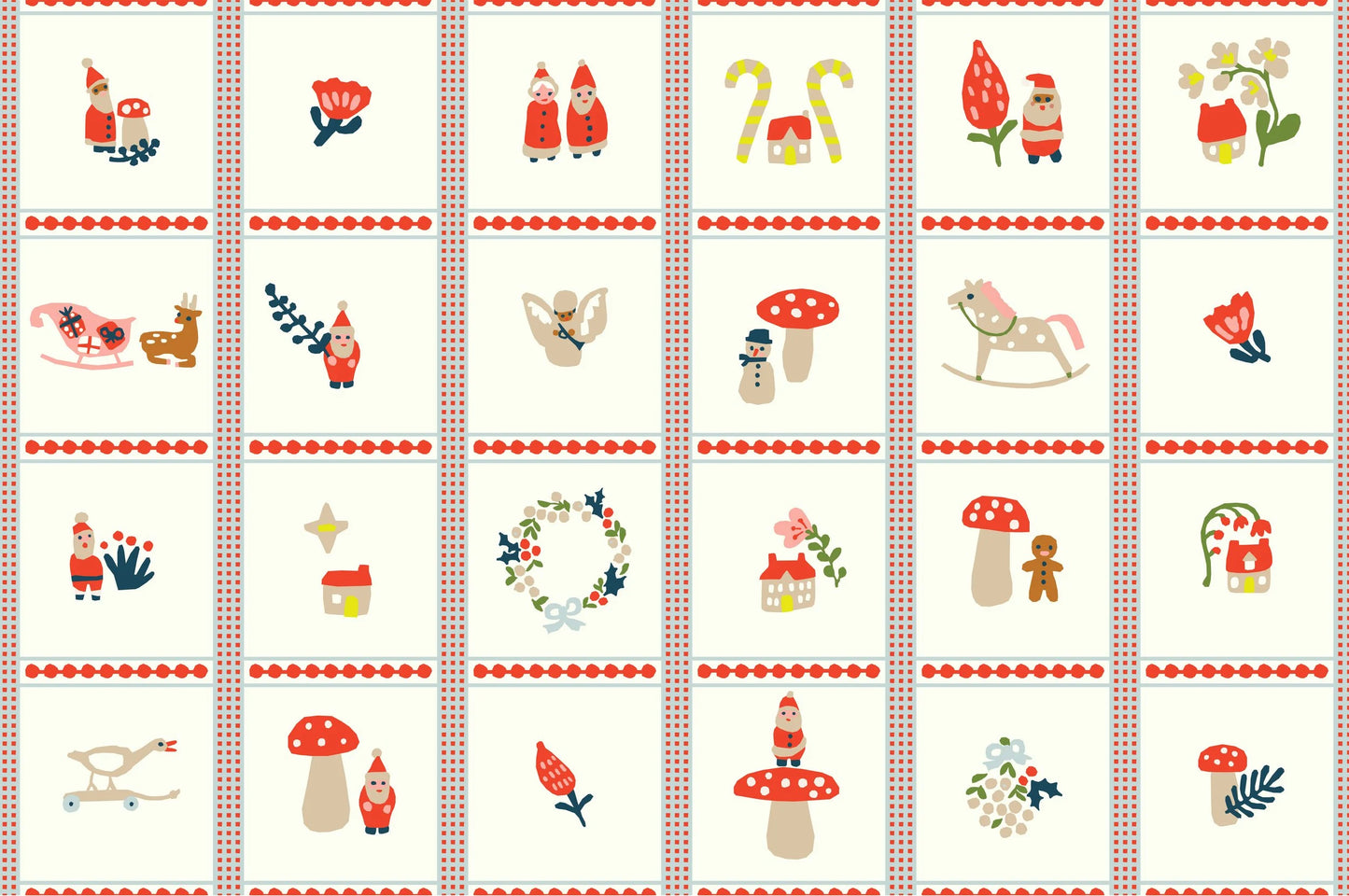 Christmas Trinkets in White