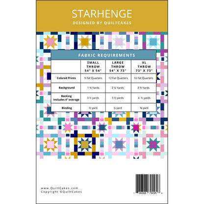 Starhenge Quilt Pattern